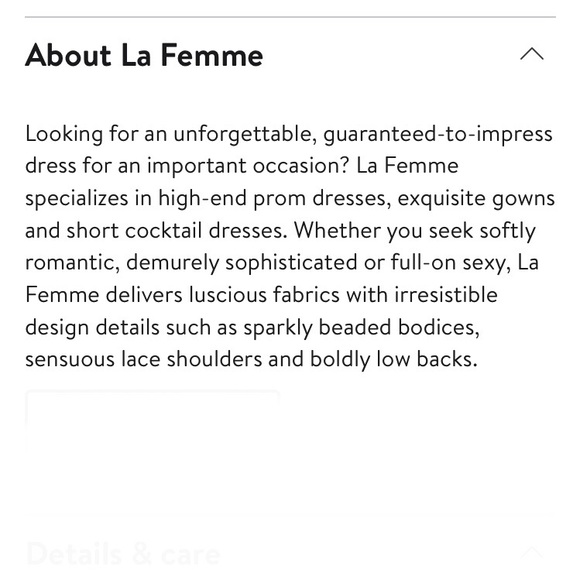 NWOT La Femme Lace Up Back Party Dress, Emerald Size 10 - Picture 4 of 8